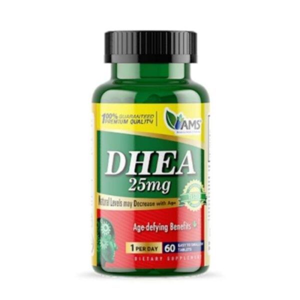 AMS DHEA 25 MG 60 CAPSULES