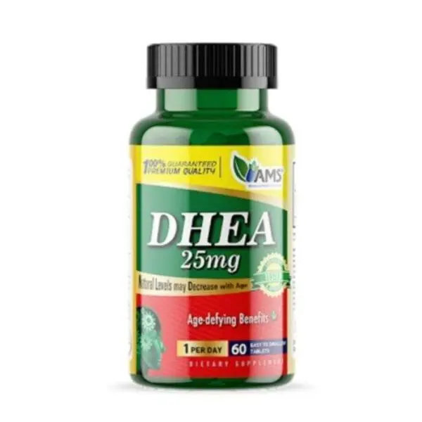 AMS DHEA 25 MG 60 CAPSULES
