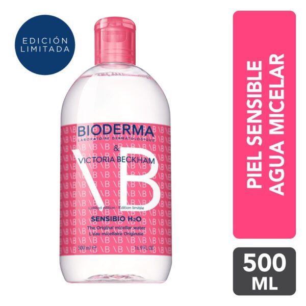 BIODERMA&VICTORIA BECKHAM SENSIBIO H2O 500ML EDITION LIMITEE