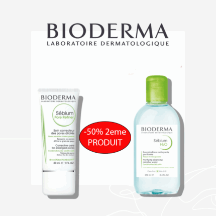 Bioderma Coffret Sébium Pore Refiner 30ml + Eau Micellaire Sébium H2O 250ml