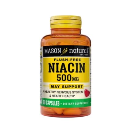 MASON NATURAL FLUSH FREE NIACIN 500 MG 60 CAPSULES