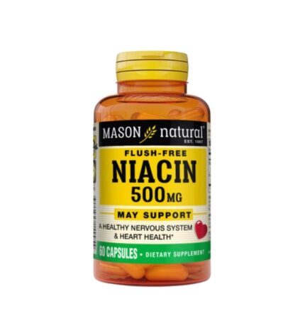 MASON NATURAL FLUSH FREE NIACIN 500 MG 60 CAPSULES