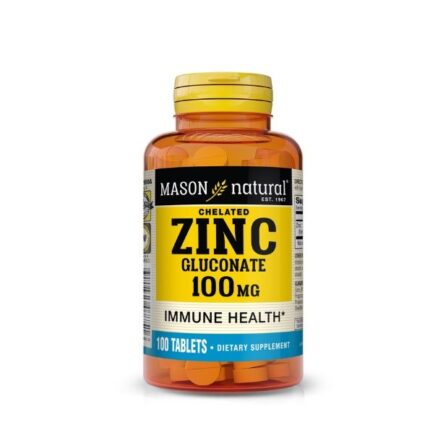 Lightbox Mason Natural Zinc Gluconate 100 Tablets