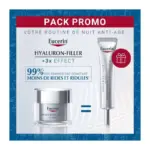 EUCERIN HYALURON FILLER *3 EFFECTS SOIN DE NUIT 50 ML + SOIN CONTOUR DES YEUX 15 ML OFFERT