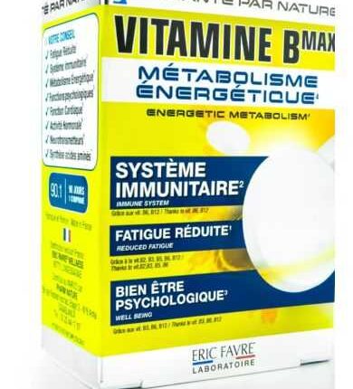 ERIC FAVRE VITAMINE B MAX 60 COMPRIMES