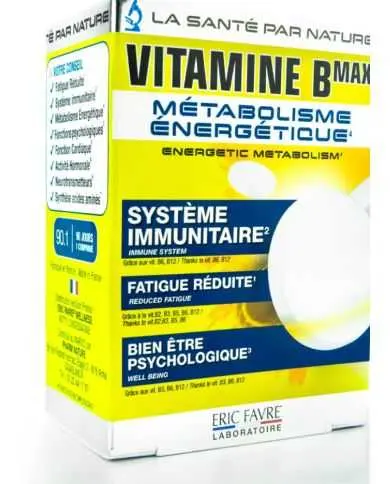ERIC FAVRE VITAMINE B MAX 60 COMPRIMES