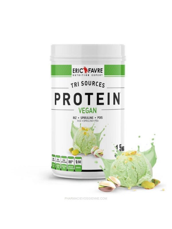 ERIC FAVRE PROTEIN VEGAN TRI SOURCES PISTACHE 500G