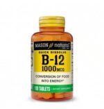 MASON NATURAL B12 1000MCG QUICK DISSOLVE B100 CAPSULES