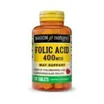 MASON NATURAL FOLIC ACID 400MCG 100 TABLETS