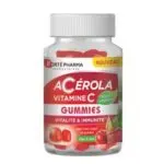 FORTE PHARMA ACEROLA VITAMINE C 60 GOMMES GOUT FRUITS ROUGES