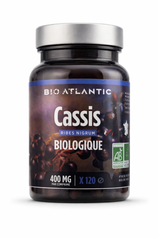 Bio Atlantic Cassis 400 mg – 120 comprimés | Confort articulaire