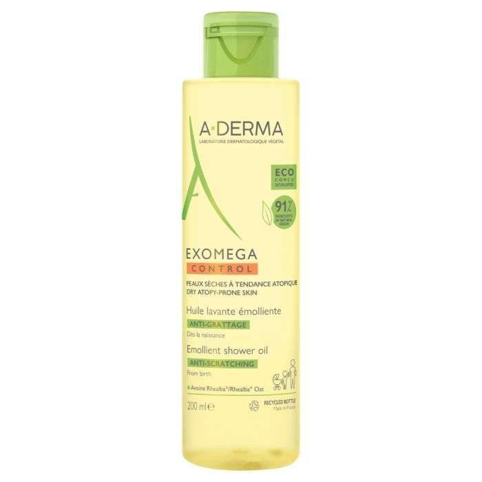 A-DERMA EXOMEGA CONTROL HUILE LAVANTE EMOLLIENTE ANTI GRATTAGE 200ML A-DERMA EXOMEGA CONTROL HUILE LAVANTE EMOLLIENTE ANTI GRATTAGE 200ML