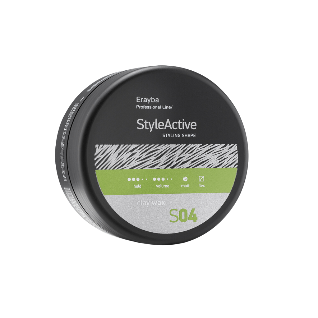 Erayba-S04-Style-Active-Clay-Wax-90ml-1.png Erayba S04 Style Active Clay Wax 90ml – Image 1
