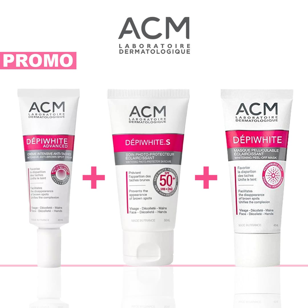 ACM_PROMO.jpg ACM PACK DEPIWHITE TRIO ULTIME ADVANCED CREME + MASQUE+ ECRAN S SOLAIRE – Image 1
