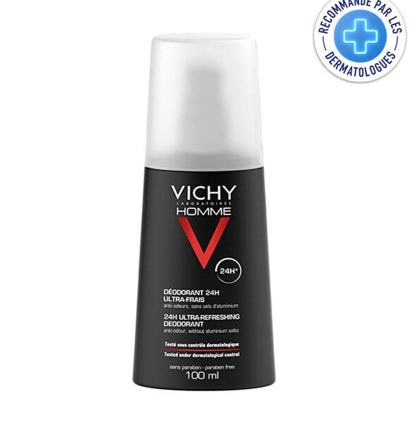 VICHY HOMME DÉODORANT VAPORISATEUR ULTRA-FRAIS – 100 ML