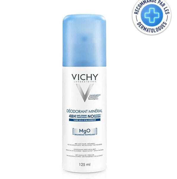 VICHY DEO SPRAY MINERAL MGO 48H – 125 ML