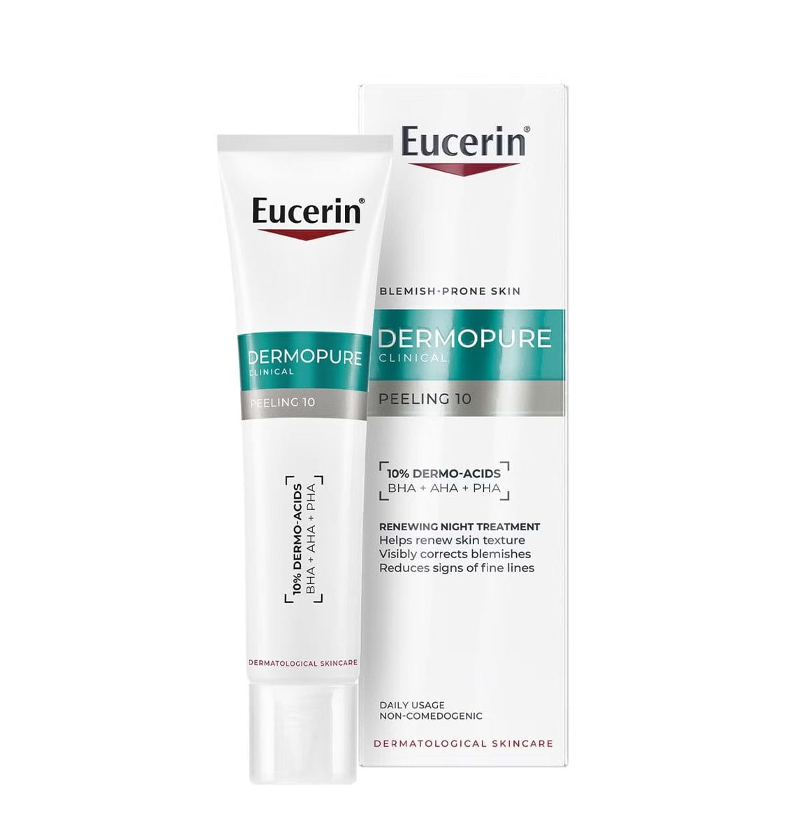 EUCERINDERMOPU.jpg EUCERIN DERMOPURE CLINICAL PEELING 10 SOIN DE NUIT RENOVATEUR 40ML – Image 1