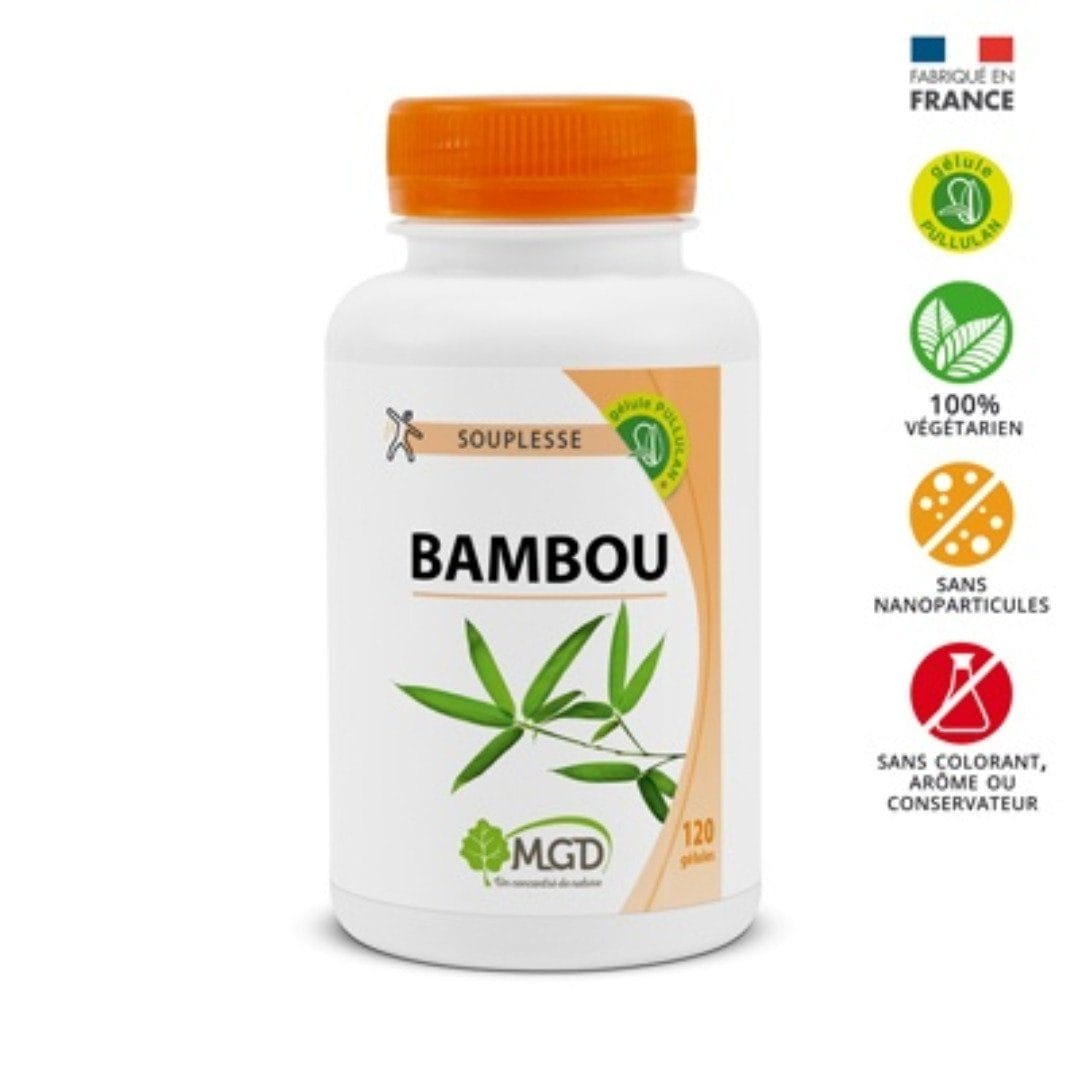 Mgd-Bambou-120-gelules.jpg Mgd Nature Bambou 120 gelules – Image 1