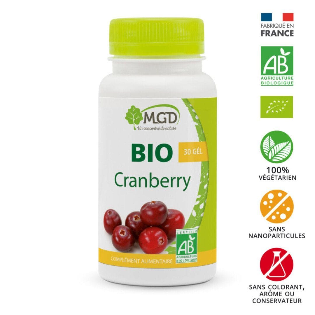 Mgd-Cranberry-30-gelules.jpg Mgd Nature Cranberry 30 gelules – Image 1