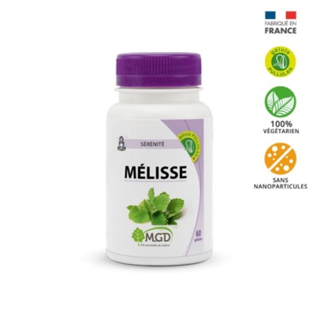 Mgd-Melisse-60-Gelules.jpg Mgd Nature Melisse 60 Gelules – Image 1