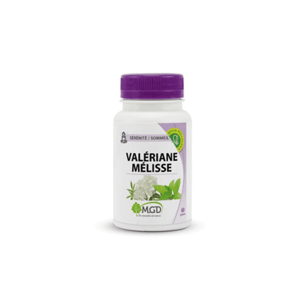 Mgd Nature Valériane et Mélisse – 60 Gélules