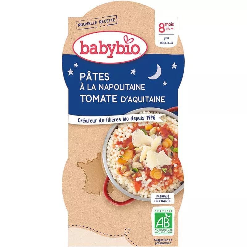 bol-bonne-nuit-pates-a-la-napolitaine-2x200g-babybio.jpg BABYBIO BONNE NUIT PÂTES À LA NAPOLITAINE 2X200G 8M+ – Image 1