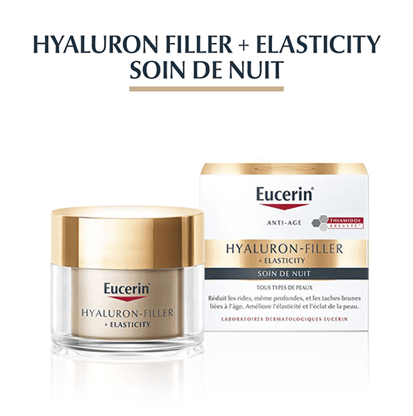 EUCERIN – HYALURON-FILLER + ELASTICITY SOIN DE NUIT – 50 ML