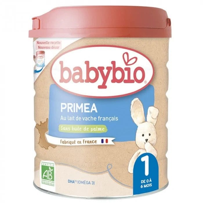 lait-infantile-primea-1-800g-babybio-0-6mois.jpg BABYBIO – LAIT BIO INFANTILE PRIMEA 1 POUR NOURRISSON ET BEBE AVANT 6 MOIS 800G – Image 1