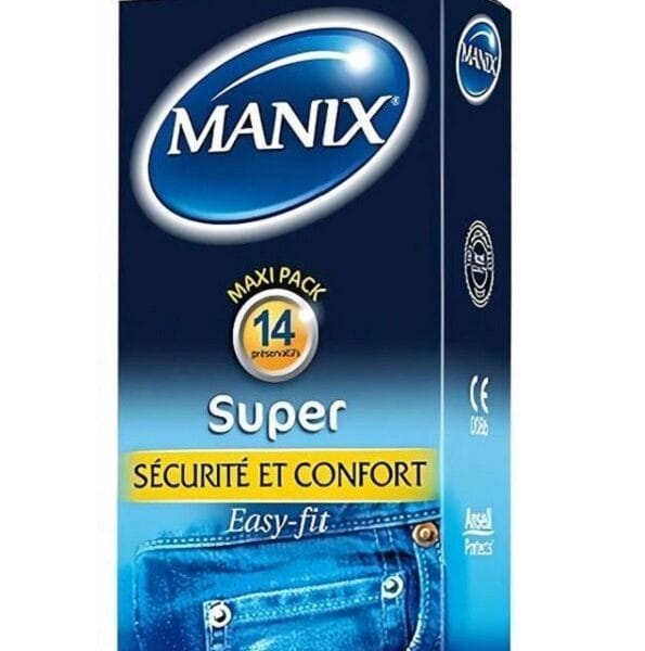 Manix Super Preservatifs – Boite 12 préservatifs