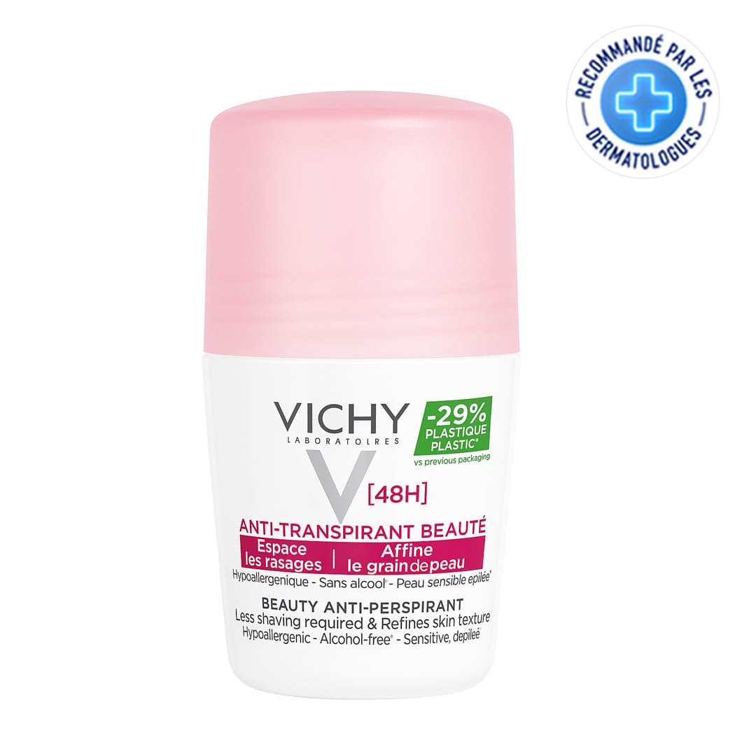 vichy.jpg VICHY DÉODORANT ÉCLAIRCISSANT ANTI-TRANSPIRANT 48H PEAU SENSIBLE – 50ML – Image 1