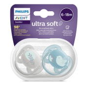 AVENT SUCETTE ORTHODONTIQUE ULTRA SOFT PEAU SENSIBLE 6 A 18 MOIS