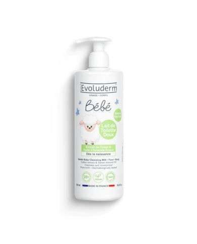 EVOLUDERM BEBE LAIT DE TOILETTE DOUX 500ML EVOLUDERM BEBE LAIT DE TOILETTE DOUX 500ML – Image 1