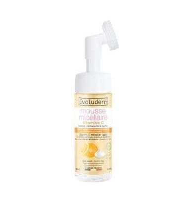 EVOLUDERM MOUSSE MICELLAIRE VITAMINE C 150ML
