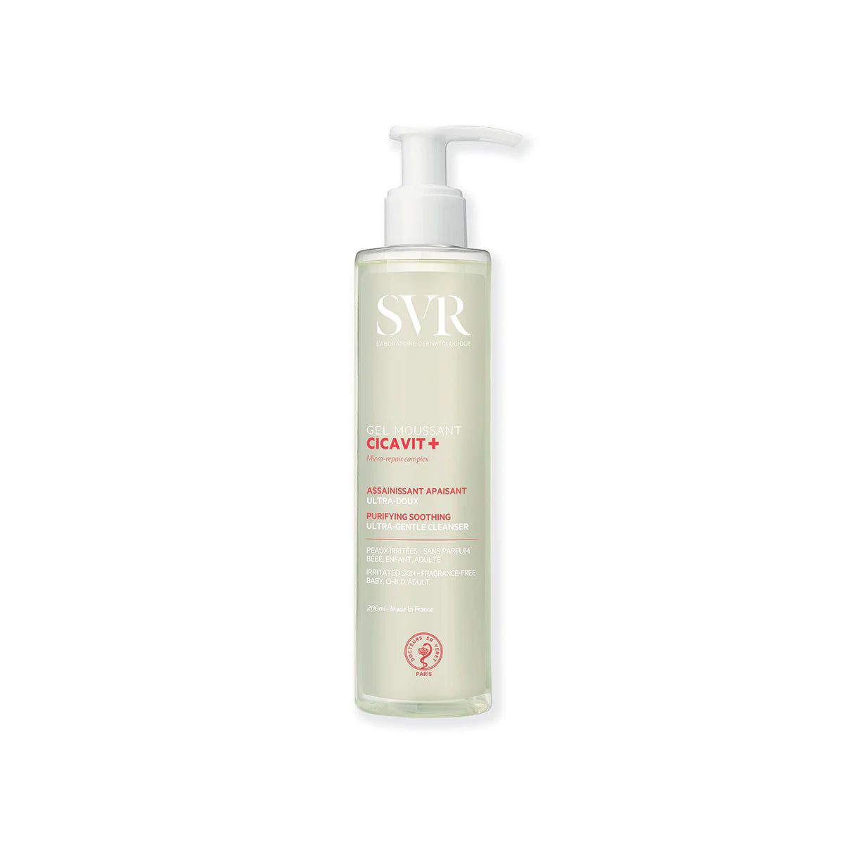 1.7-Cicavit_-GelMoussant-1024916-SVR-Nettoyezendouceuretapaisezvotrepeauaveccegelreparateur-1.jpg SVR CICAVIT+ GEL MOUSSANT ASSAINISSANT 200ML – Image 1