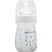 Bebe Confort – Biberon Maternity en verre 130 ml – Indians Blanc (0-6M +)