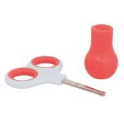 Bebe Confort – Ciseaux avec bouts arrondis – Rouge et blanc (1M +)