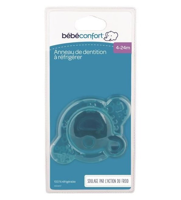 3220660285235_ce18a261-d2bf-452a-9486-4bb83e2057dd-1.jpg Bebe Confort – Anneau de dentition à réfrigérer – Bleu (4-24M +) – Image 1