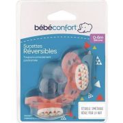 Bebe Confort – Sucettes réversibles en silicone (x2) – Rouge (0-6M +)