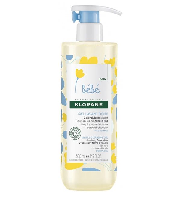 3282770104943_d828435a-4537-4317-9931-3c7d50d50768-1.jpg KLORANE BEBE GEL LAVANT DOUX AU CALENDULA 500 ML – Image 1