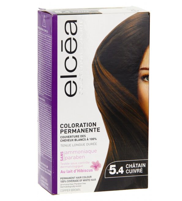 3401399686832_961e8be9-4051-4218-a285-75985711e82a-1.jpg Elcea Coloration Experte – Châtain Cuivré 5.4 – Image 1