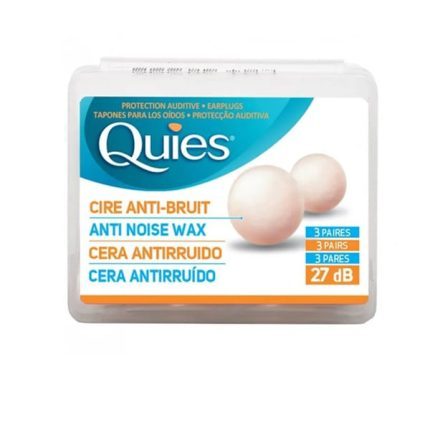 Quies Cire Naturelle 3 Paires