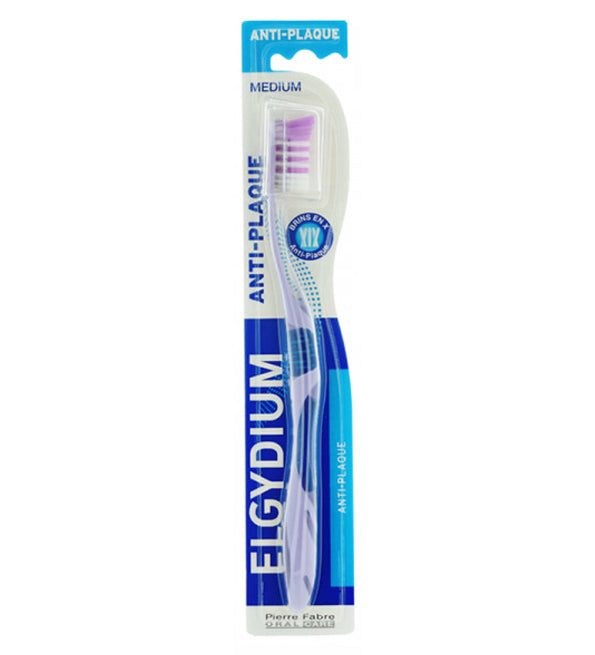 3577056004780_d3a8a458-61a7-4eaa-b6ba-c47071cdbdb7-1.jpg ELGYDIUM BROSSE A DENTS ANTI PLAQUE MEDIUM – Image 1