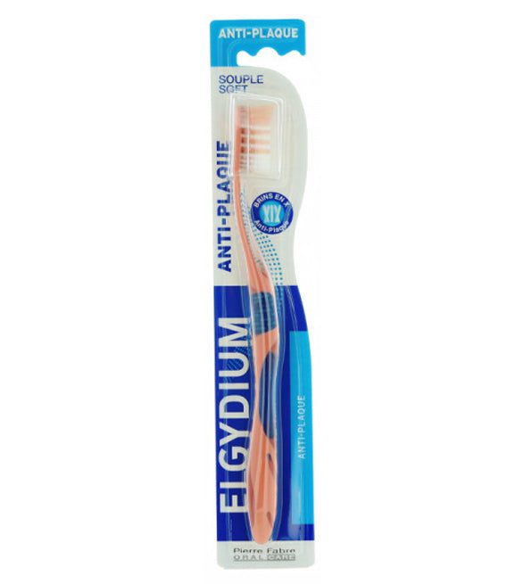 3577056004797_3124b29e-bbfd-42f1-9b8c-bcdef8012f90-1.jpg ELGYDIUM BROSSE A DENTS ANTI PLAQUE SOUPLE – Image 1