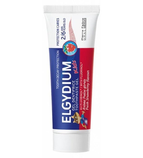 3577056012976-1.jpg ELGYDIUM DENTIFRICE KIDS 3-6 ANS GOUT DE FRAISE – Image 1