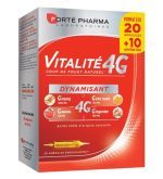 FORTE PHARMA VITALITE 4G DEFENSES 20 AMPOULES + 10 AMPOULES OFFERTES