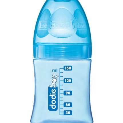 Dodie Biberon Initiation+ Tétine débit 1 Bleu 0-6 M 150 ml