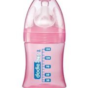 Dodie – Biberon Anticolique Tétine débit 1 Rose – 150 ml