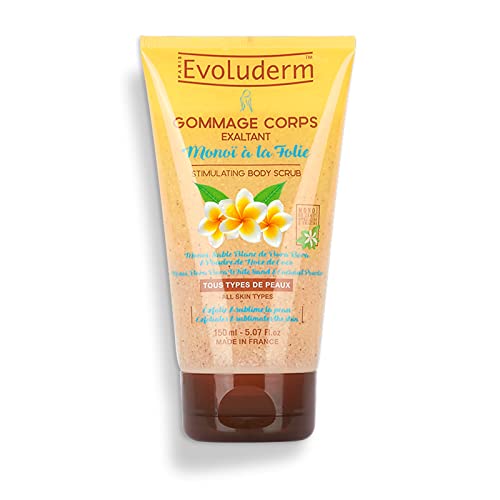41XZE5n3d6L._SY780-1.jpg EVOLUDERM GOMMAGE CORPS EXFOLIANT MONOI DE LA FOLIE 150 ML – Image 1
