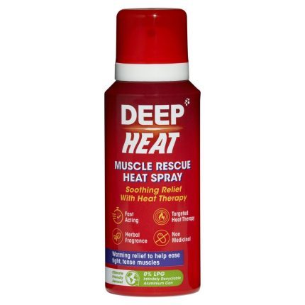 DEEP FREEZE MUSCLE RESCUE HEAT SPRAY 72.5 ML