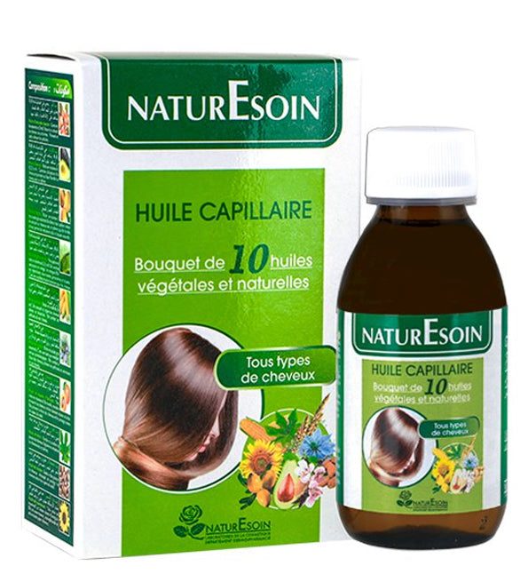 6111246208595_0102502c-2d0a-486d-8c1a-c77972d3d6de.jpg NaturEsoin Huile Capillaire 10 Bain d’Huiles Végétales – 125 ml – Image 1